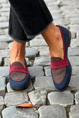 Sylvie - Mocasín elegante bicolor