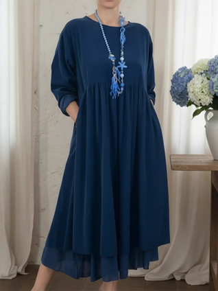 Melvaria | Vestido Midi Relajado