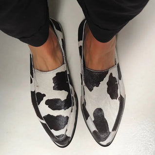 Becca - Zapatos con estampado de vaca