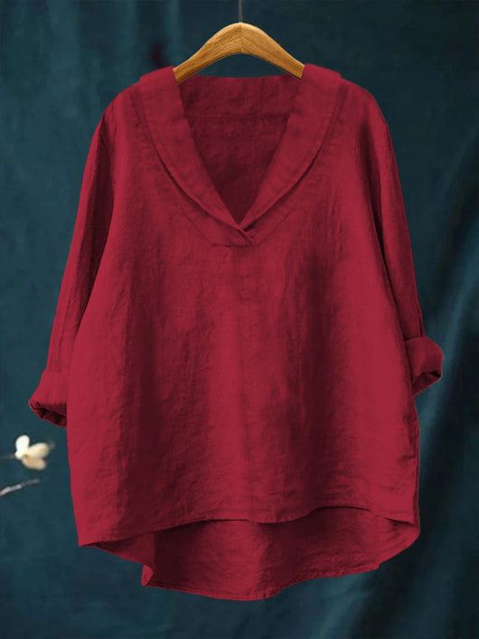 Samantha | Blusa de lino elegante para el verano