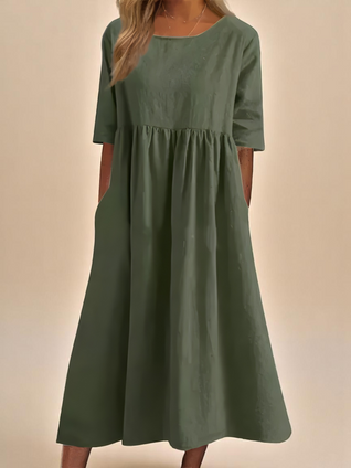 Minea - Vestido de Algodón Transpirable