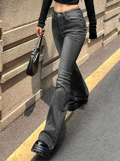 Violette vaqueros acampanados