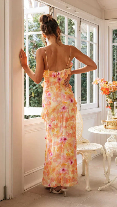 Vestido Maxi Escala