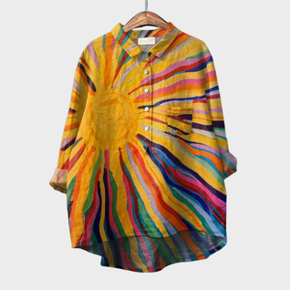 Solara | Blusa de lino elegante para el verano