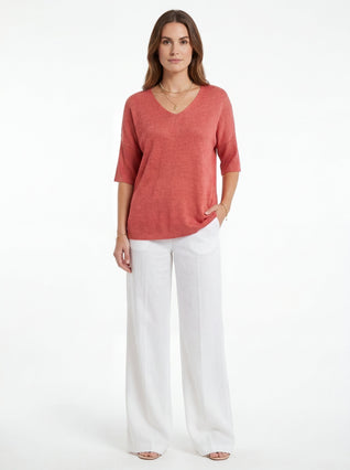 Julia | Blusa con escote en V