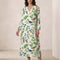 Vestido de verano estampado favorecedor