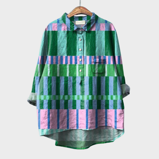 Ámbar | Blusa de lino elegante de verano