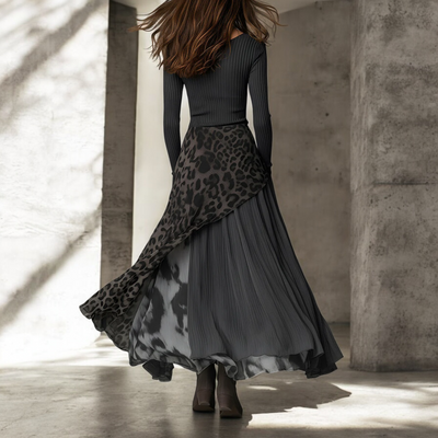 Nova™ | Vestido Largo Leopardo