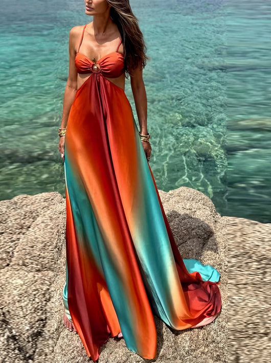 Vestido maxi Solaria