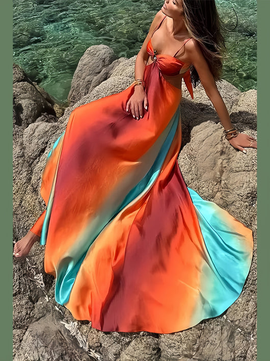 Vestido maxi Solaria